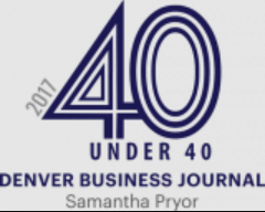 Denver Business Journal 2017 | 40 Under 40 | Samantha Pryor